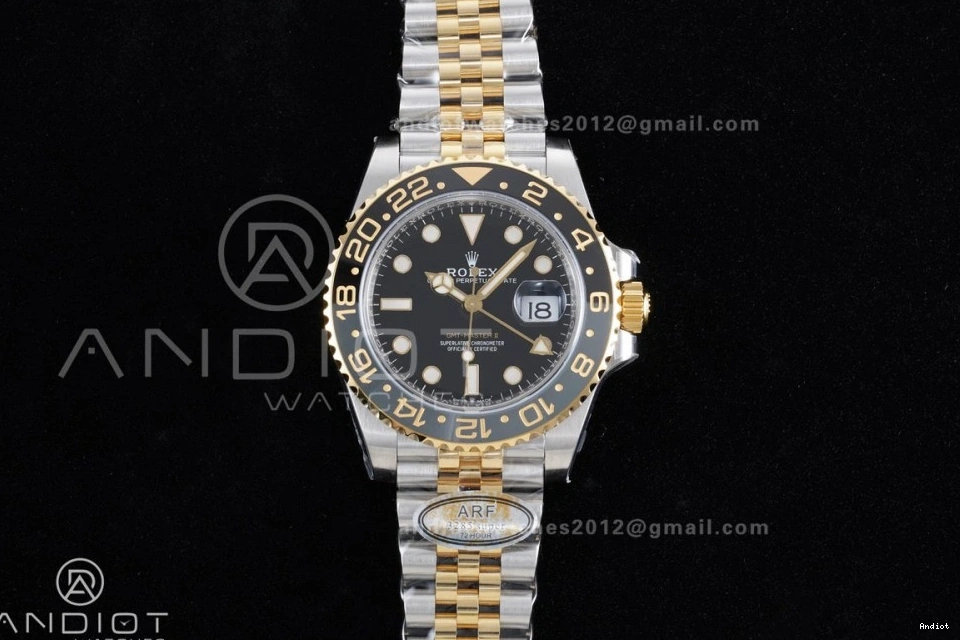Edition 126713 YG SS Bracelet GRNR Best Dial SH3285 New Black GMT-Master ARF Super on (Gain Clone II CHS 1:1 Weight) 0510